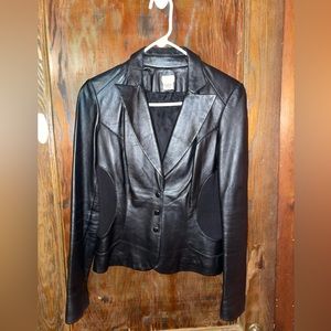 Womens leather jacket